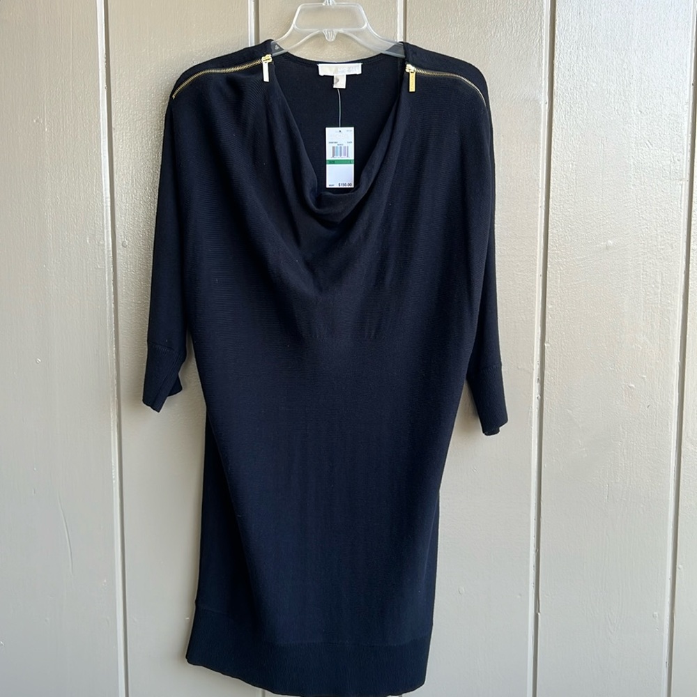 Michael Kors Black Sweater Dress_Size L_NWT